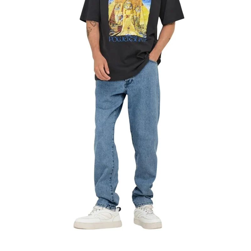 Only & Sons Pantalon en denim de coton bleu clair 22028836