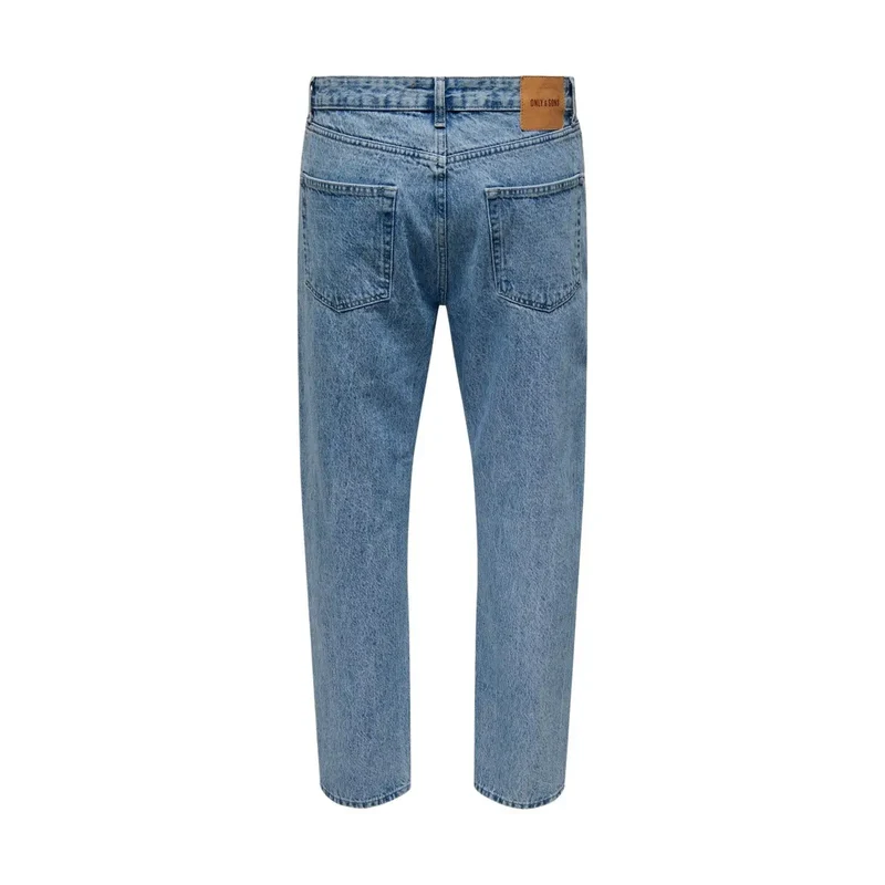 Only & Sons Pantalon en denim de coton bleu clair 22028836