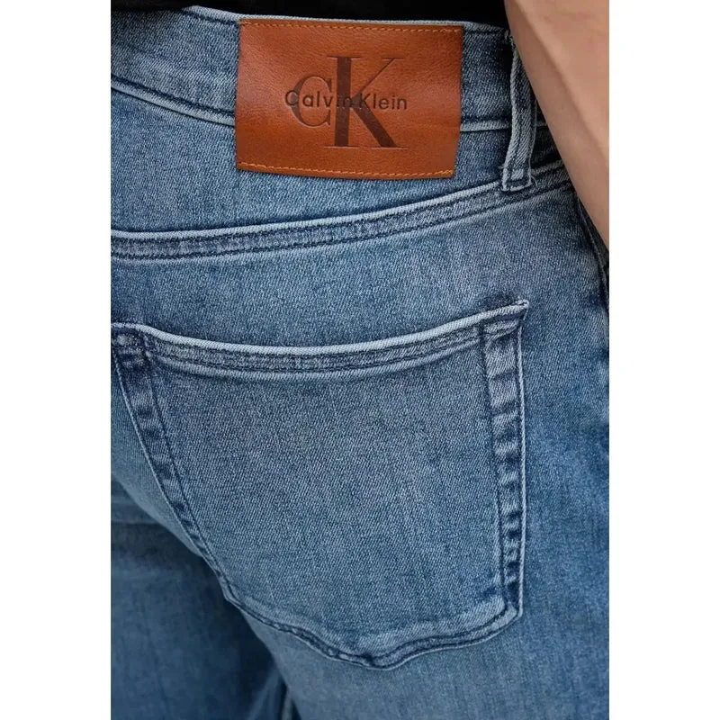 Jeans Calvin Klein Jeans pour hommes en coton bleu avec poche zippée