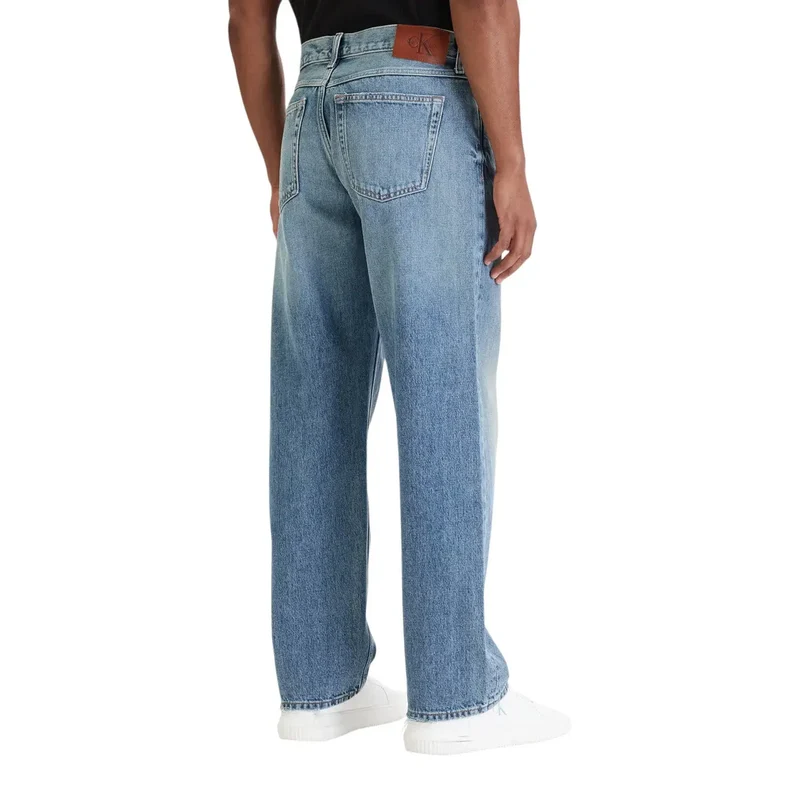 Jeans pour hommes Calvin Klein Jeans bleu classique 100 % coton