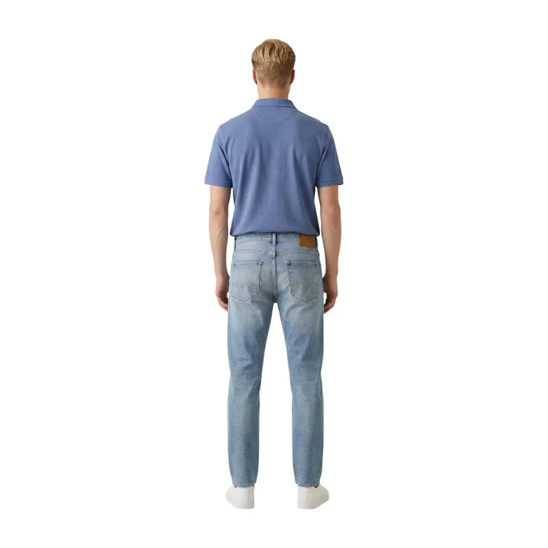 Jean pour homme Replay bleu clair, coupe slim classique, en coton stretch