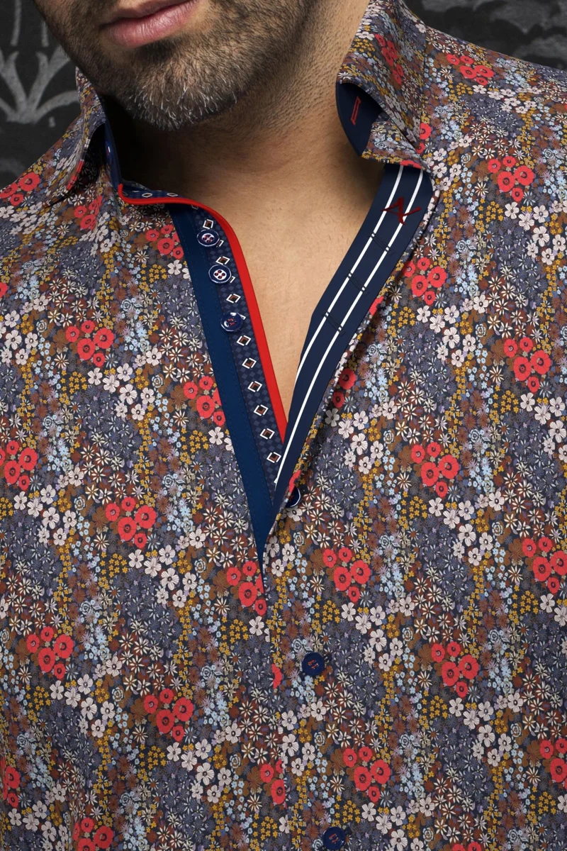CHEMISE | MORRIS, Red Multi