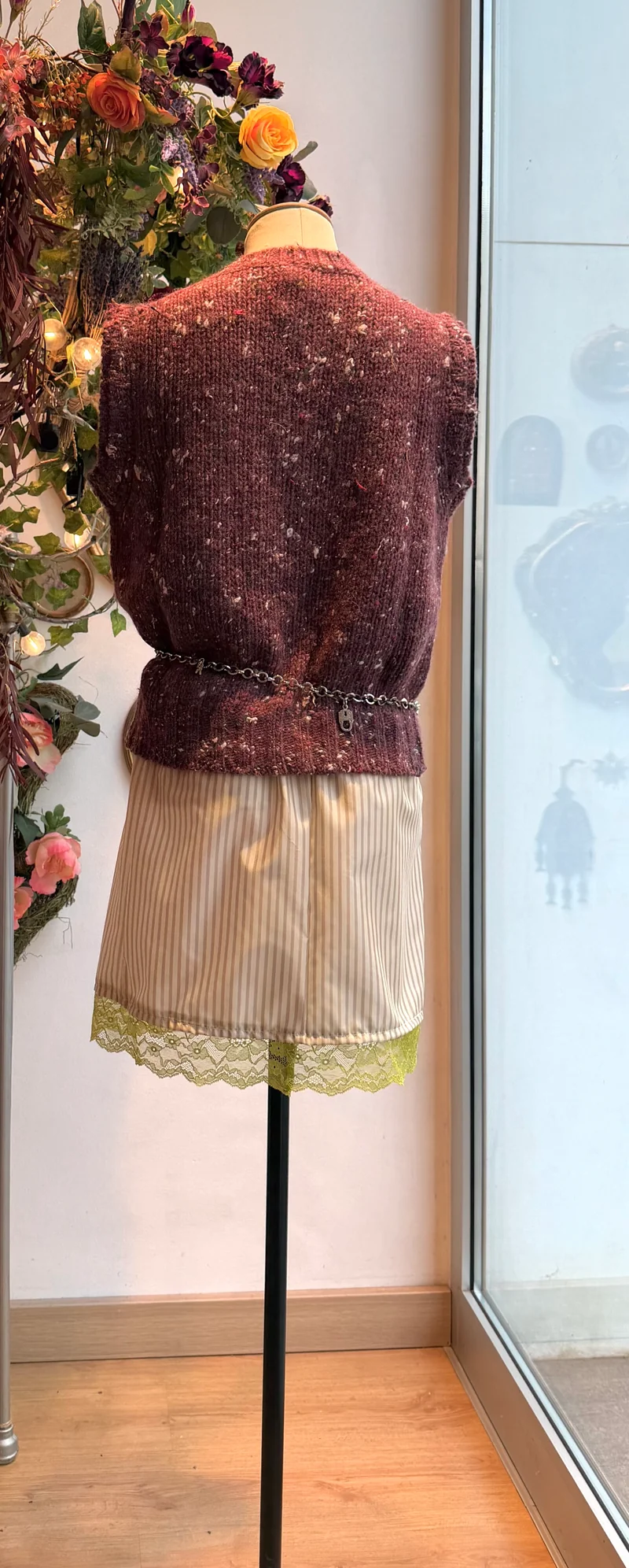 gilet en tweed