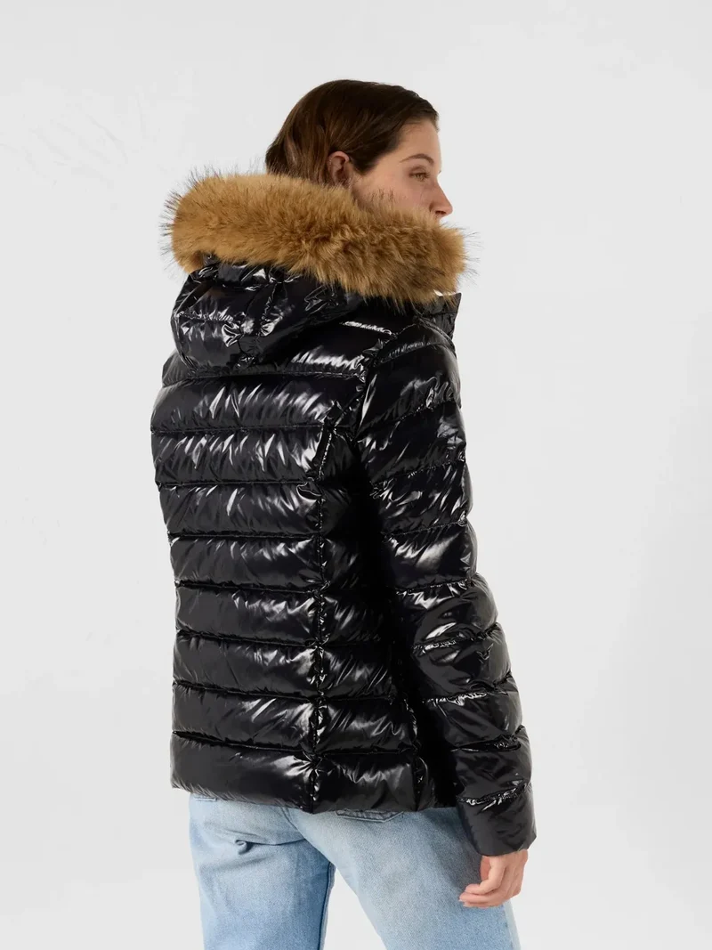 Doudoune déperlante JOTT Luxe Laquée - Noir