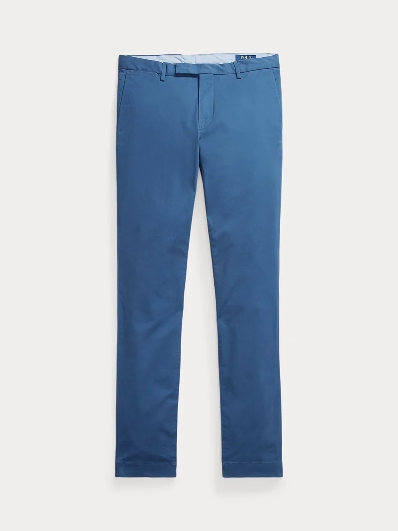 Pantalon chino Ralph Lauren marine en coton stretch