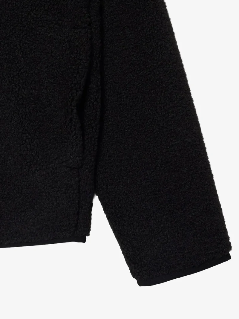 Veste sherpa Lacoste noire