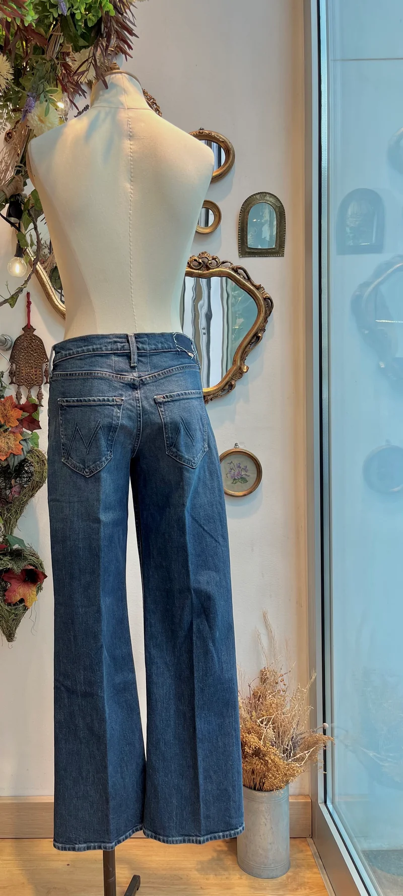 Jean bootcut bleu