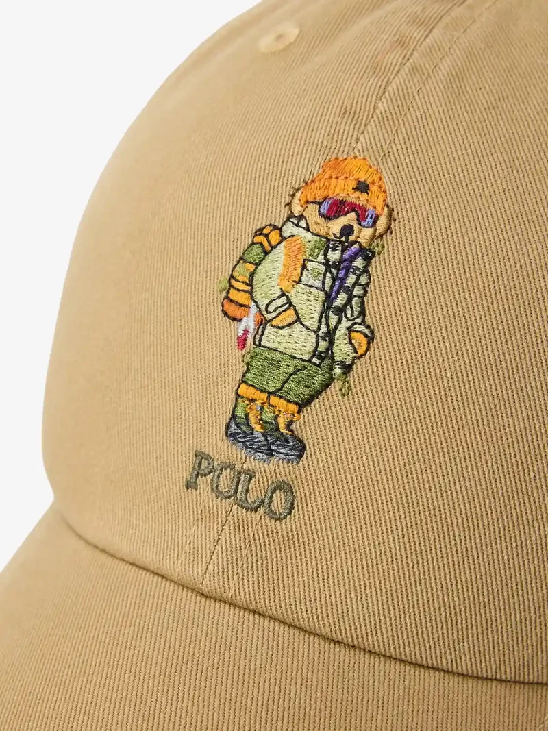 Casquette Bear Ralph Lauren beige