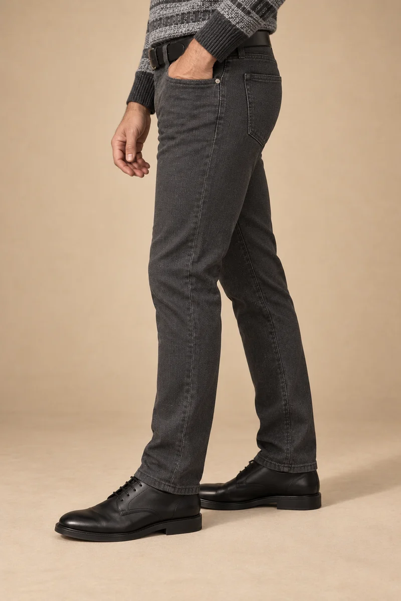 Le pantalon extensible style chino