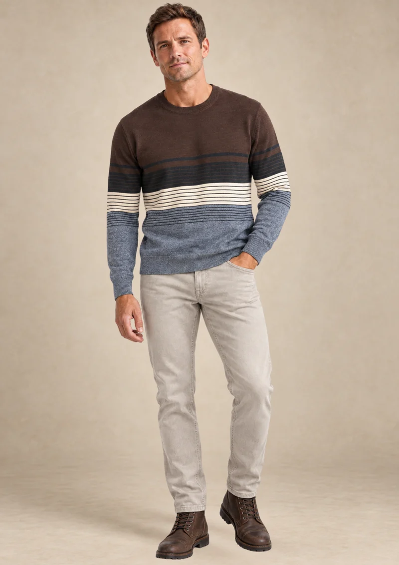 Le pantalon extensible style chino