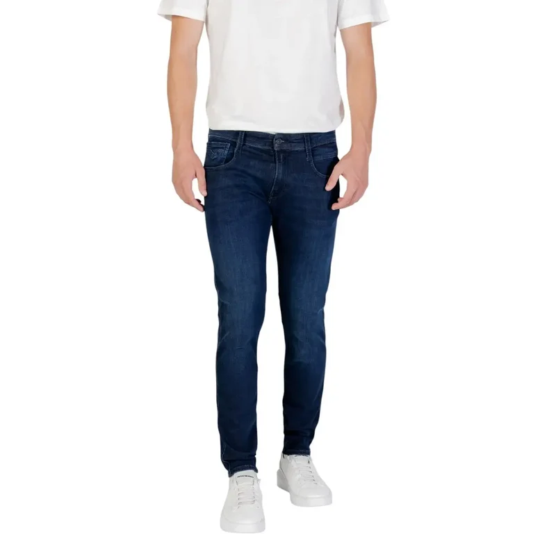 Jean slim bleu foncé pour homme