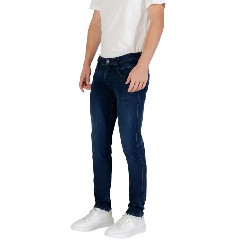 Jean slim bleu foncé pour homme