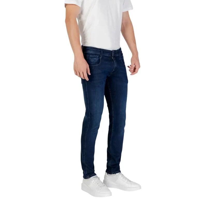 Jean slim bleu foncé pour homme