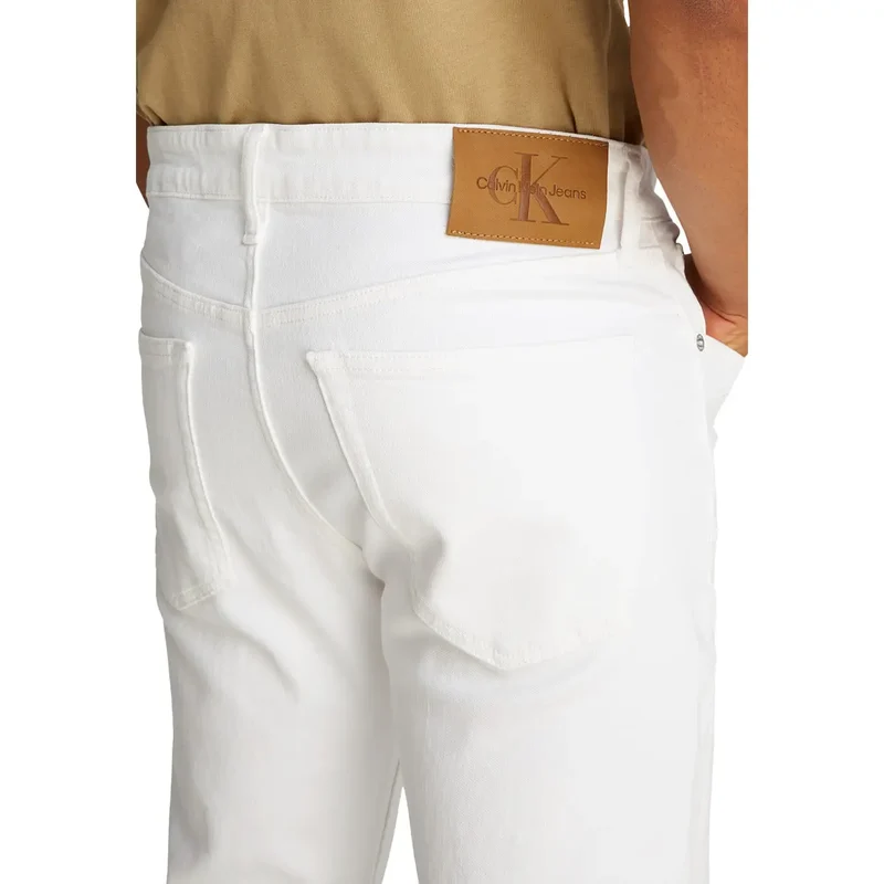 Jean en denim blanc pour homme