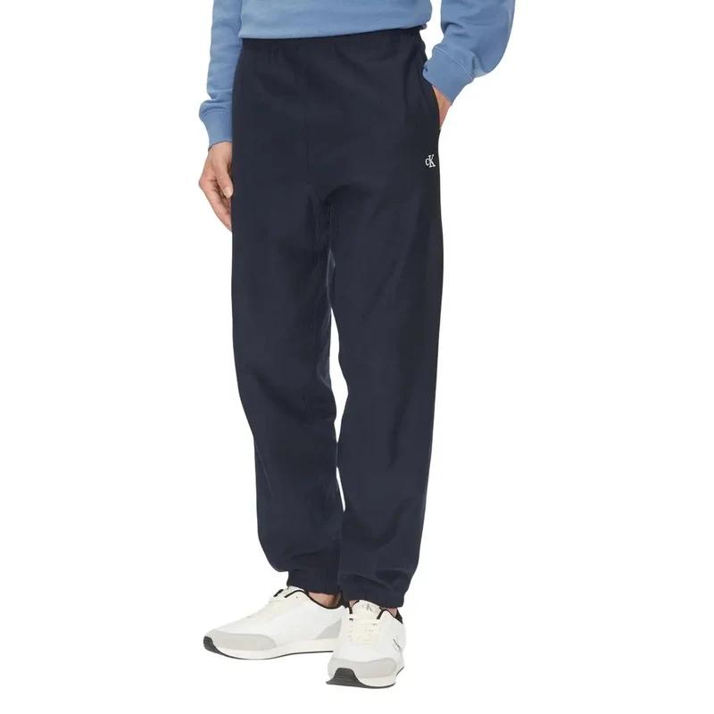 Pantalon de survêtement noir Calvin Klein avec poignets élastiques