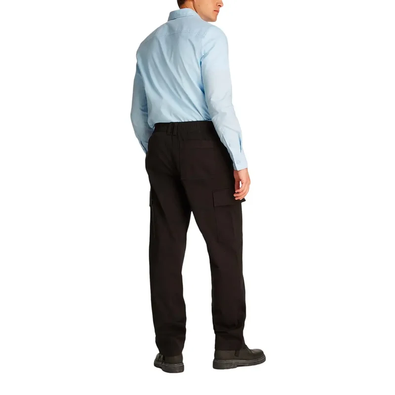 Pantalon cargo noir pour hommes de Calvin Klein