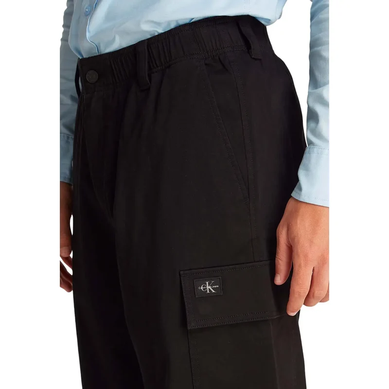 Pantalon cargo noir pour hommes de Calvin Klein