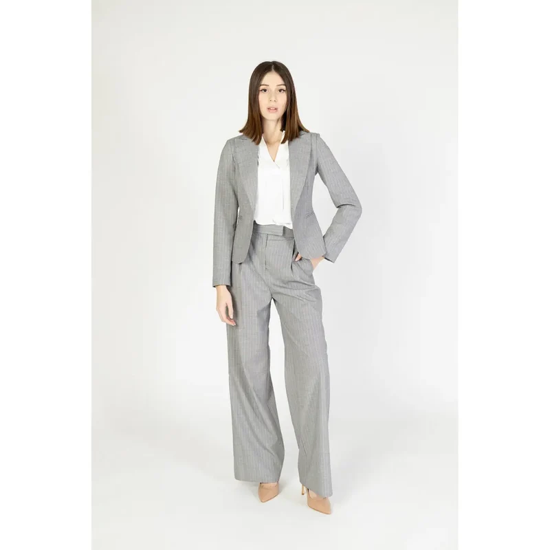 Rinascimento Pantalon à rayures roses pour femmes