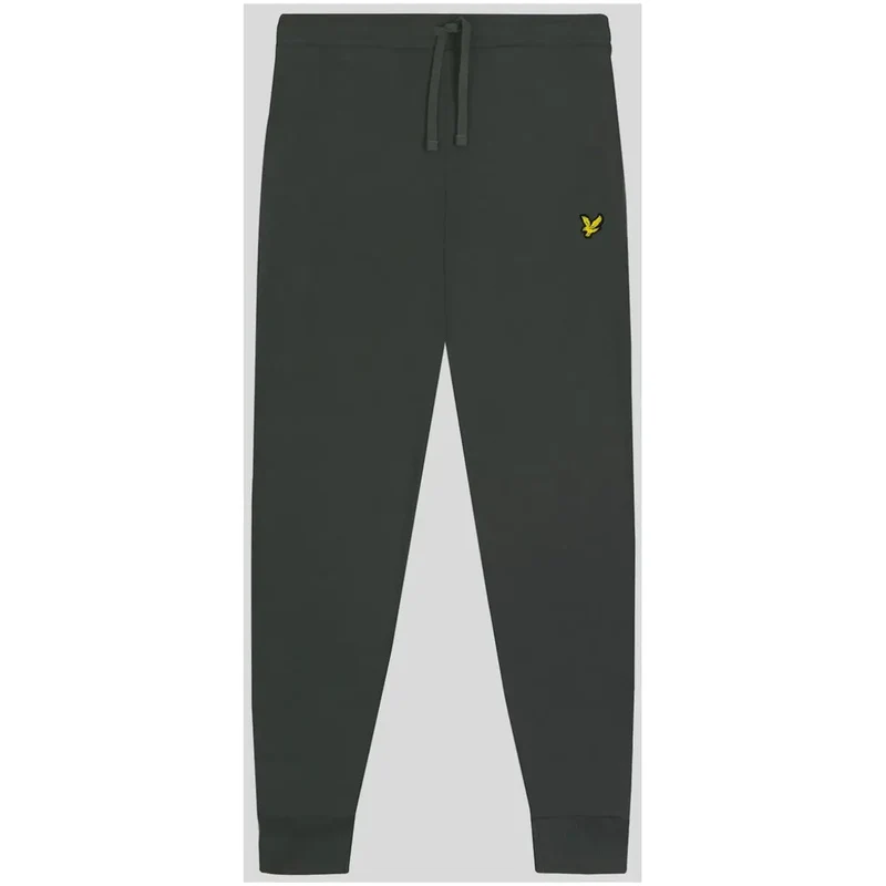 Lyle & Scott Hommes - Pantalon en coton gris avec poches sur le devant