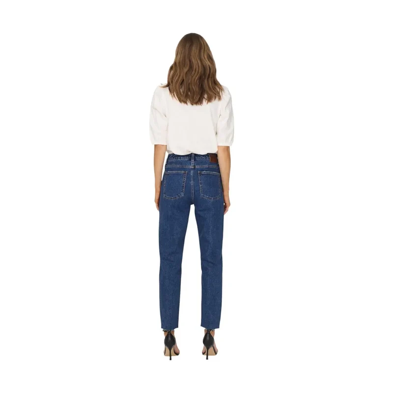 Jeans bleus pour femmes 99% coton 1% élasthanne Lavable en machine