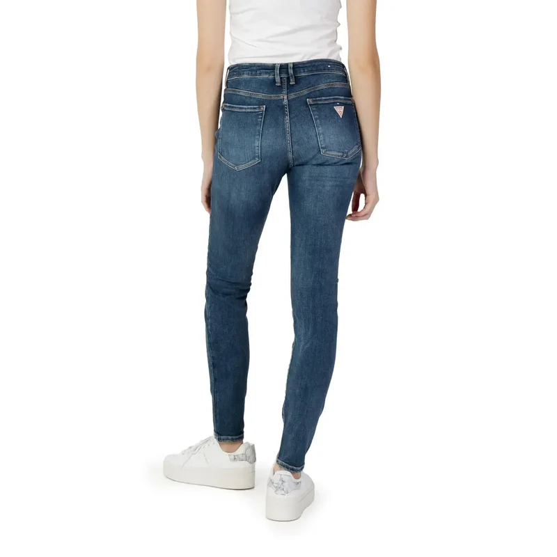 Guess Jean bleu à effet usé pour femme