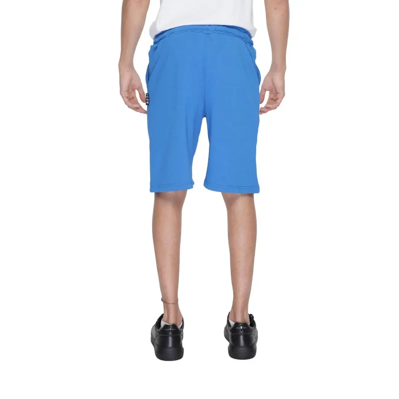 Icon Hommes Short en coton bleu clair