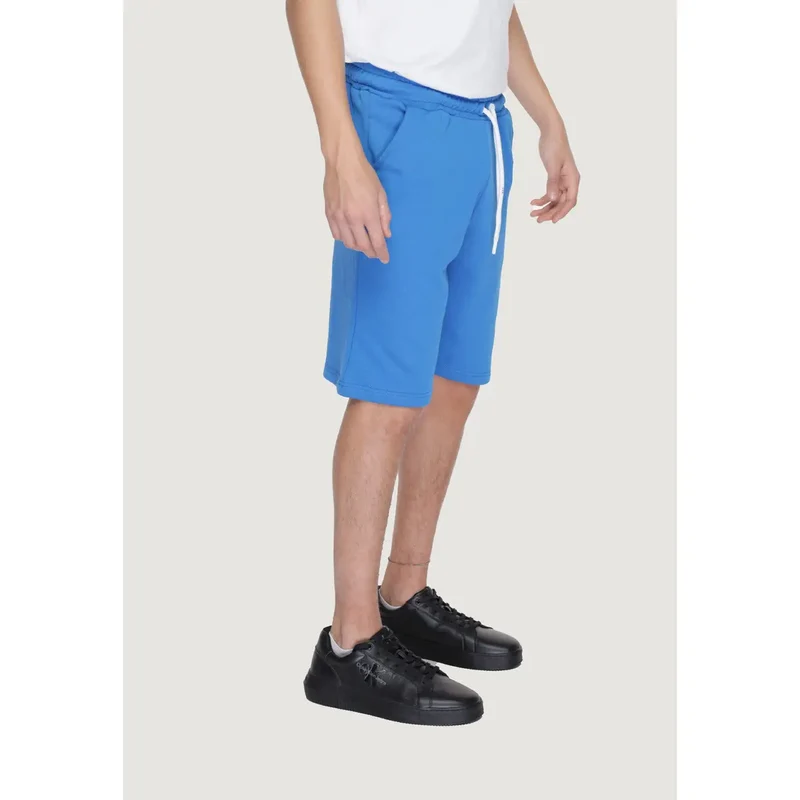 Icon Hommes Short en coton bleu clair