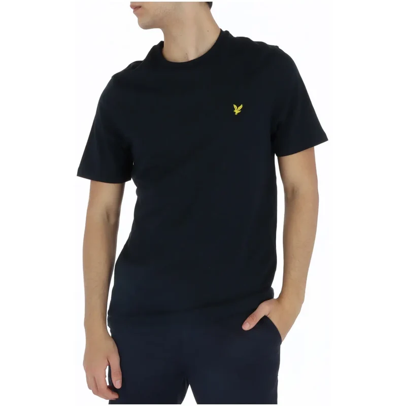 Lyle & Scott Men's Blue Printed Round Neck T-Shirt