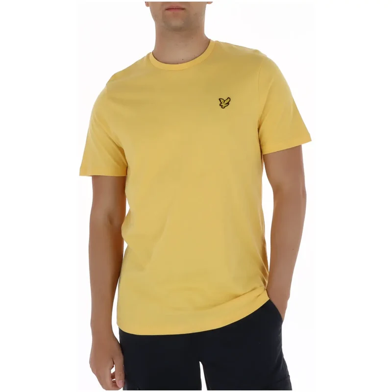 Lyle & Scott Men's Blue Printed Round Neck T-Shirt