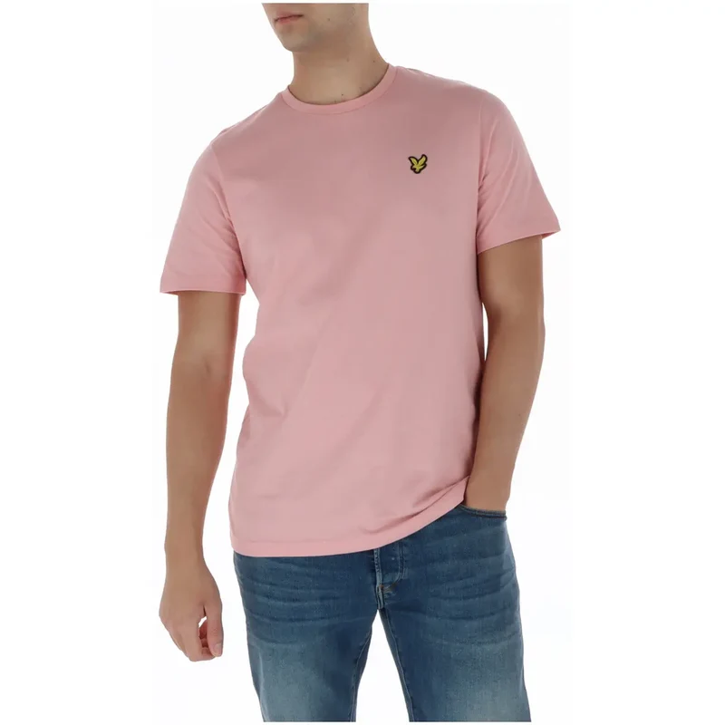 Lyle & Scott Men's Blue Printed Round Neck T-Shirt