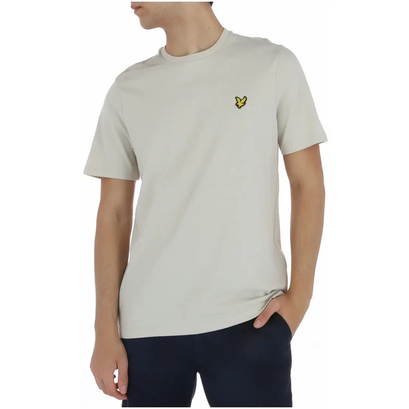 Lyle & Scott Men's Blue Printed Round Neck T-Shirt