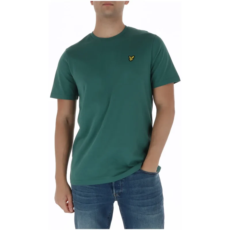 Lyle & Scott Men's Blue Printed Round Neck T-Shirt