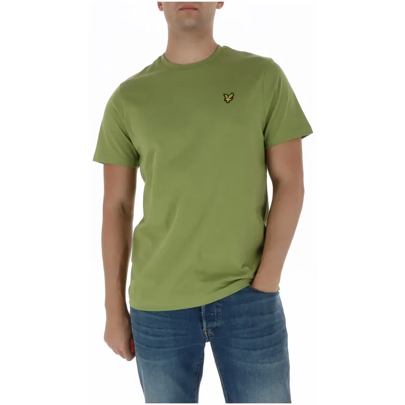 Lyle & Scott Men's Blue Printed Round Neck T-Shirt