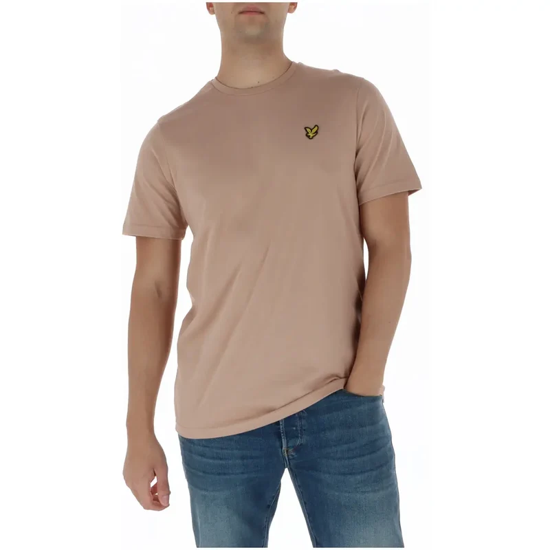 Lyle & Scott Men's Blue Printed Round Neck T-Shirt