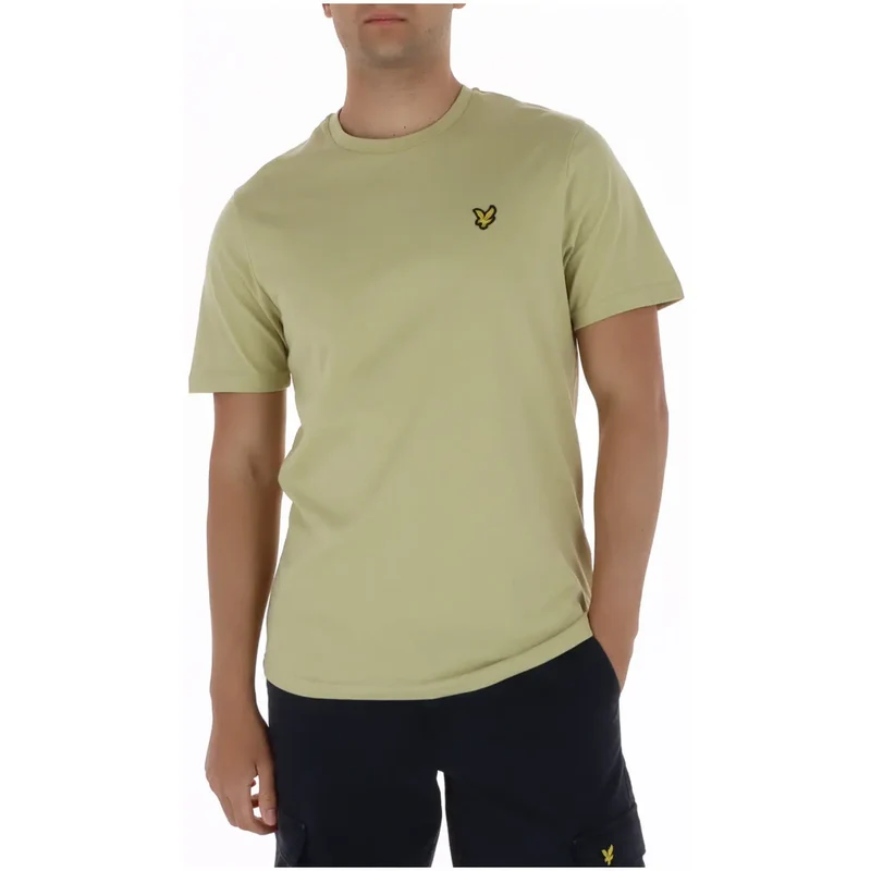 Lyle & Scott Men's Blue Printed Round Neck T-Shirt