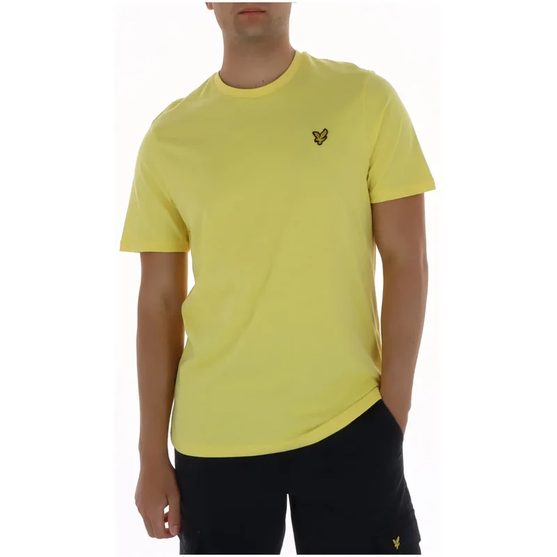 Lyle & Scott Men's Blue Printed Round Neck T-Shirt