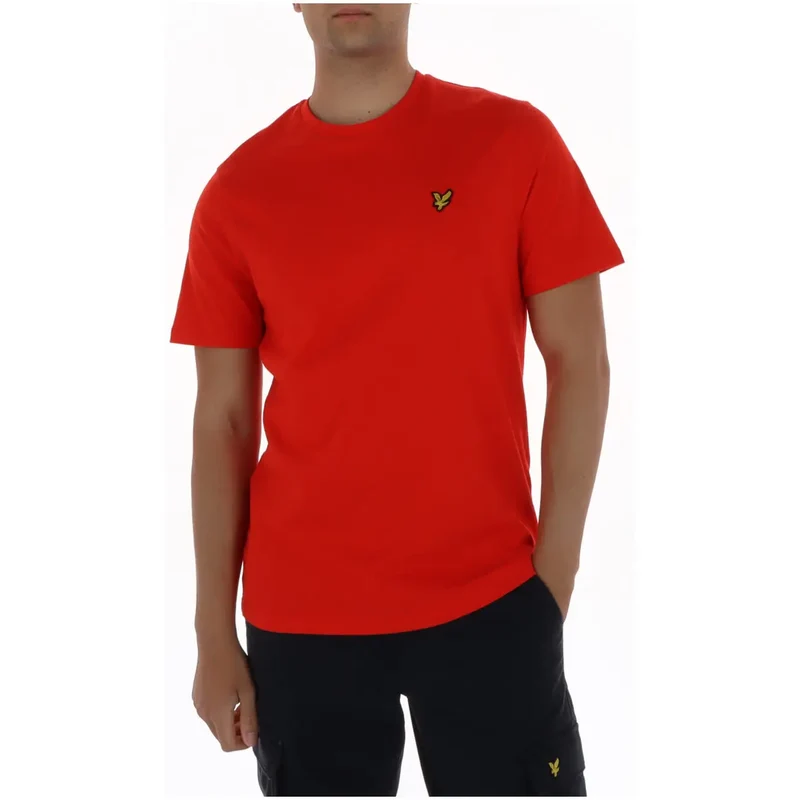 Lyle & Scott Men's Blue Printed Round Neck T-Shirt