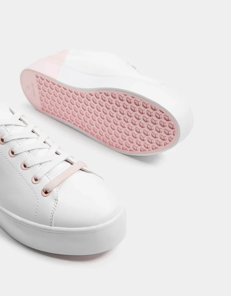 Trainers with heel detail