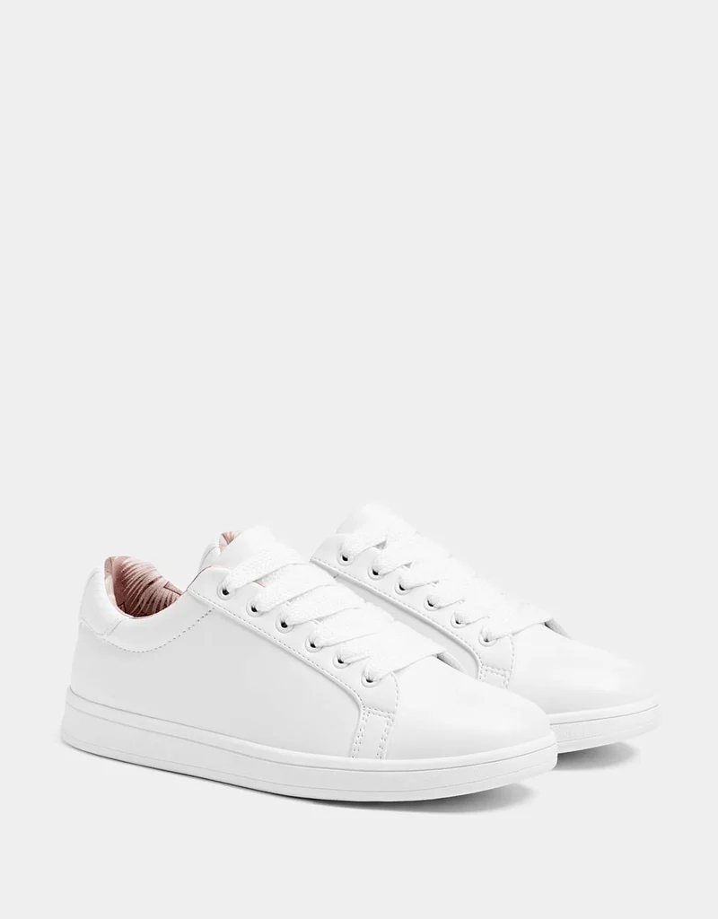 Trainers with heel detail