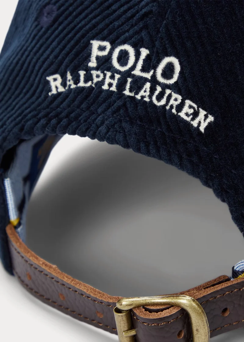 Casquette Ralph Lauren marine en velours