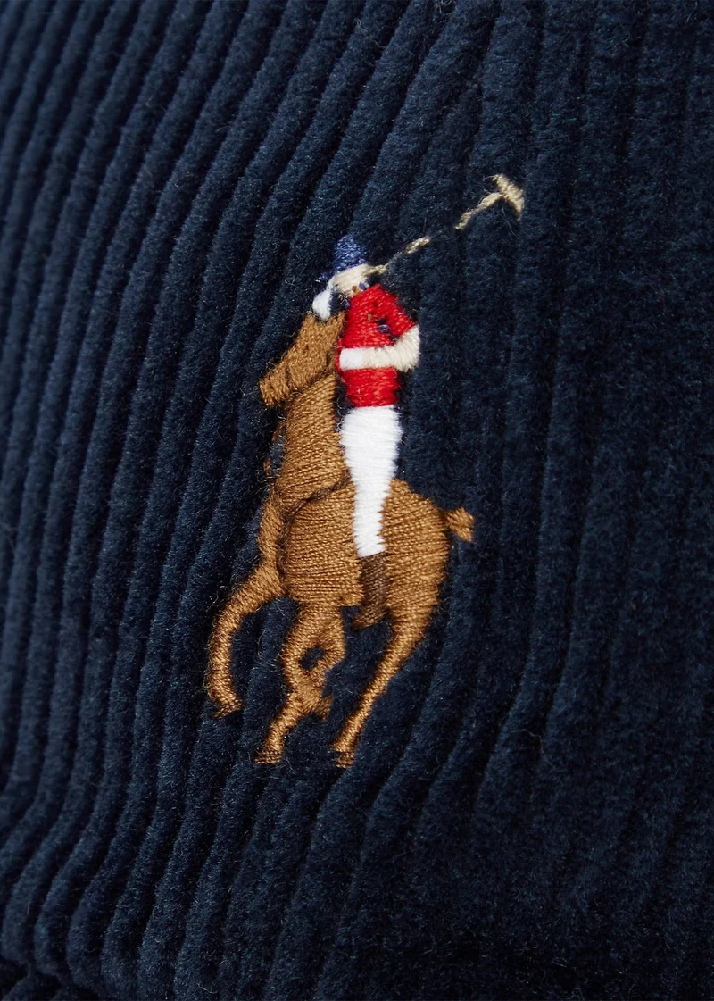 Casquette Ralph Lauren marine en velours