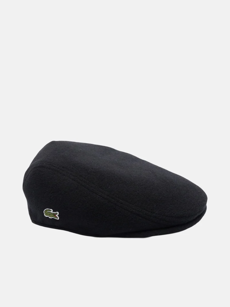 Béret Lacoste noir en laine