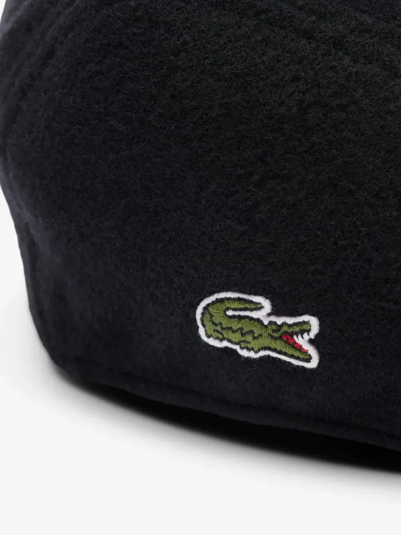 Béret Lacoste noir en laine