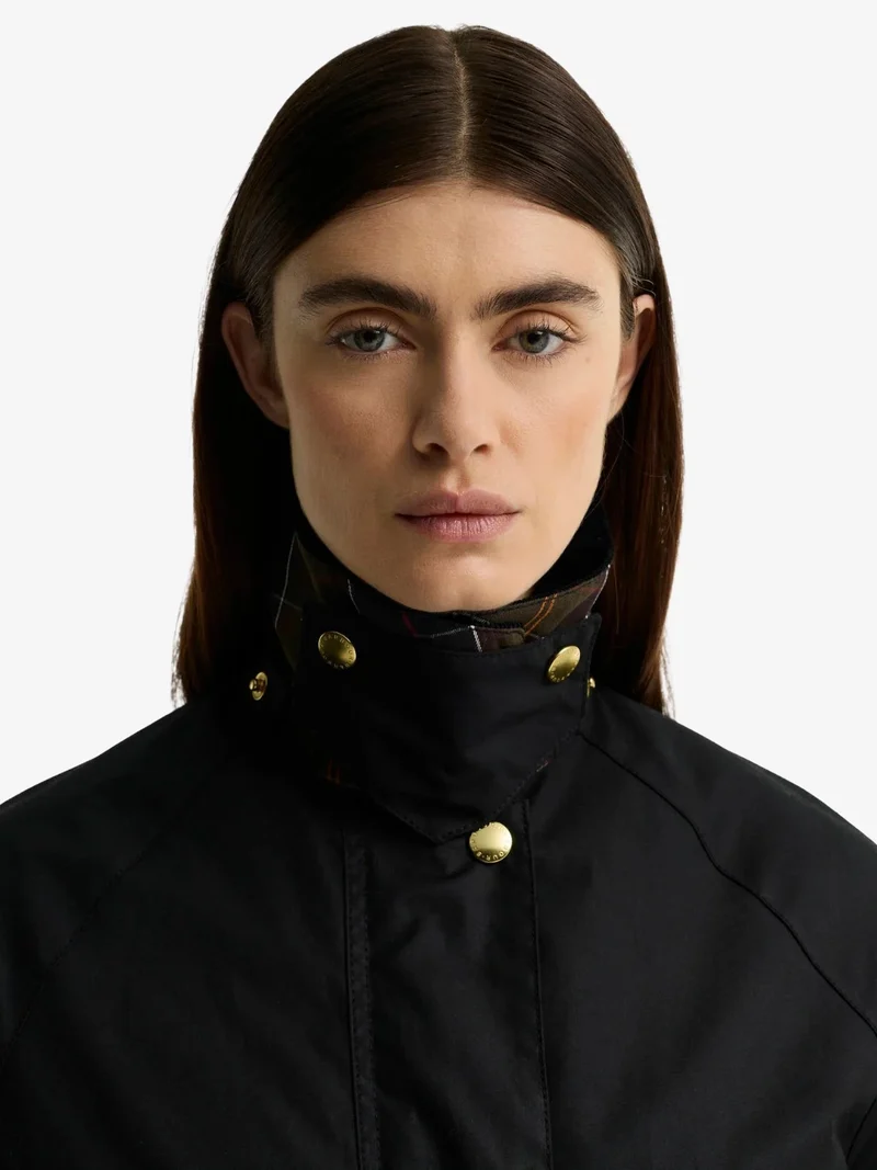 Veste huilée Beaufort femme Barbour noire