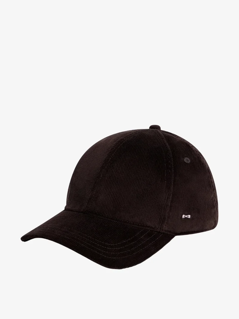 Casquette Eden Park marron en velours