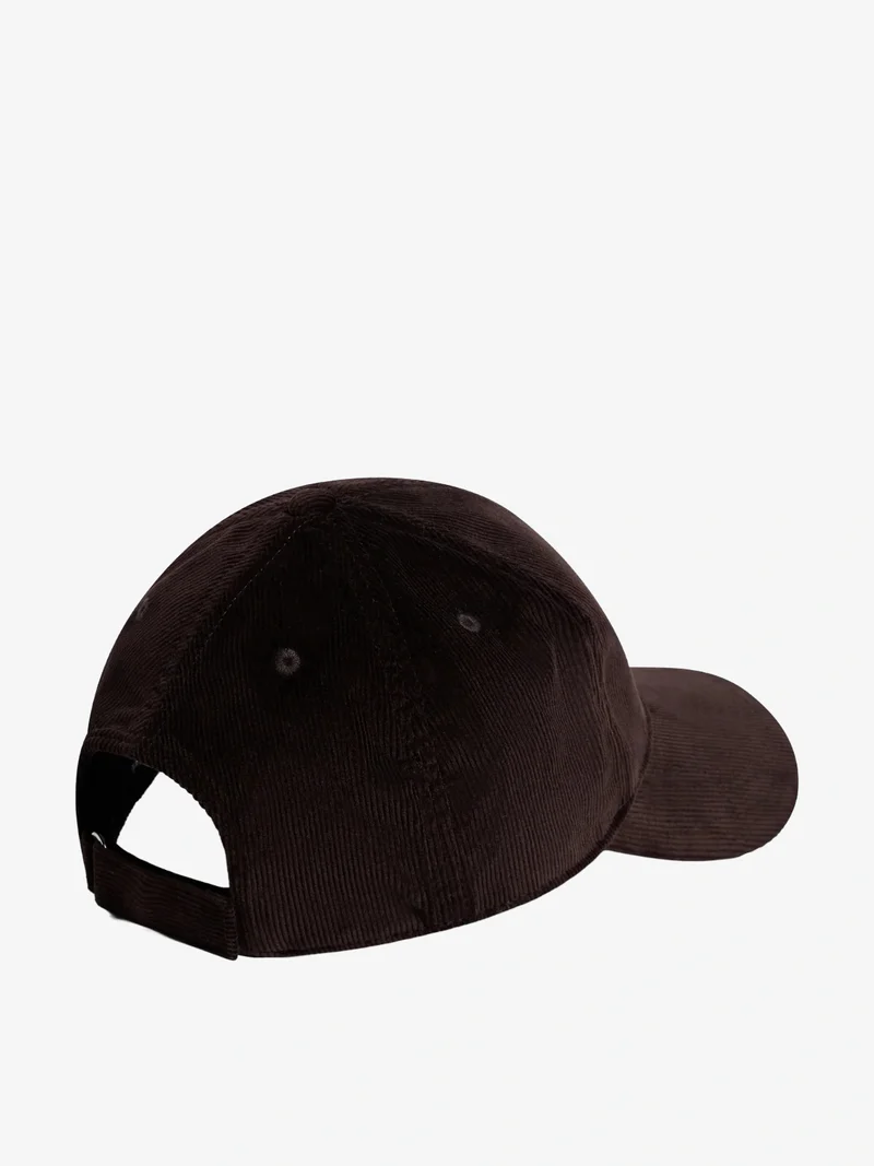 Casquette Eden Park marron en velours