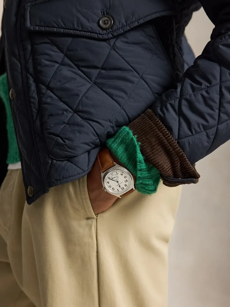 Veste matelassée Ralph Lauren marine