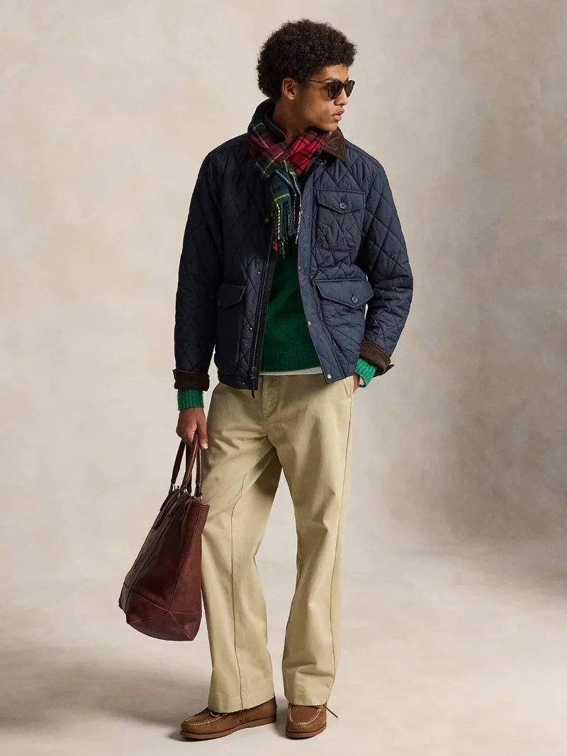 Veste matelassée Ralph Lauren marine