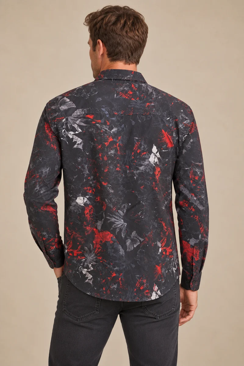 La chemise douce à motifs