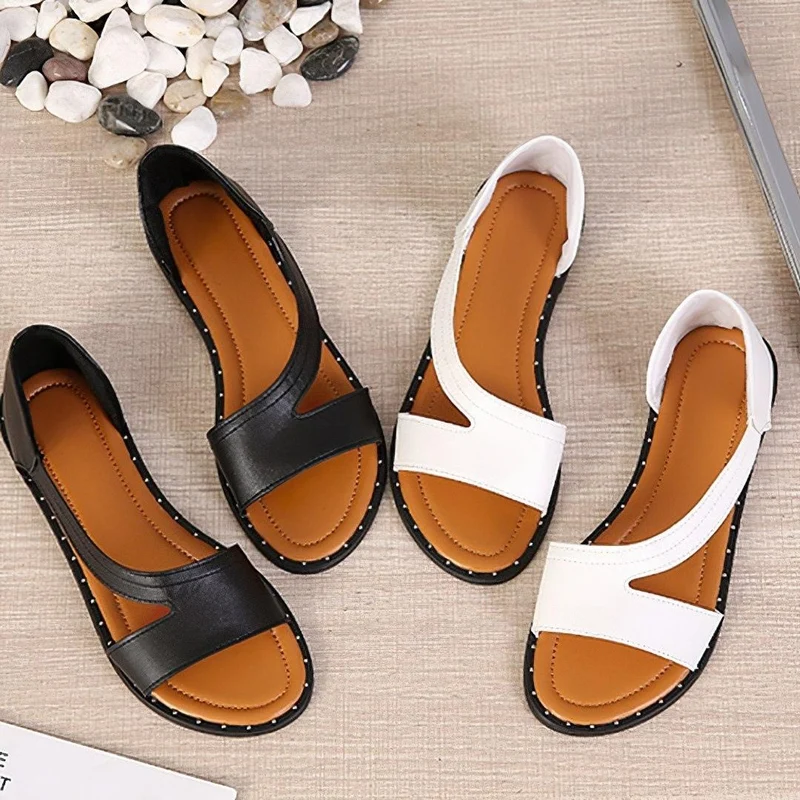 Kalilah | Sandales plates à bout ouvert pour femmes